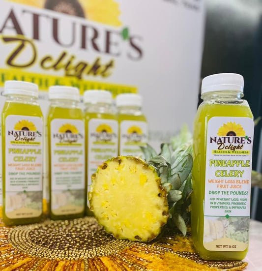 Pineapple Celery Cold pressed 100% Natural & Effective